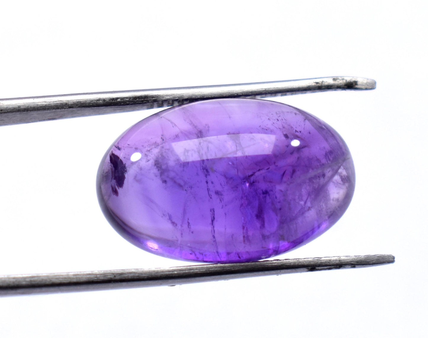 Rare & Natural Purple Amethyst, Oval Cabochon Loose Gemstone, 14.70 Carat, Size-12.5x20x9.5mm, Gift For Her,