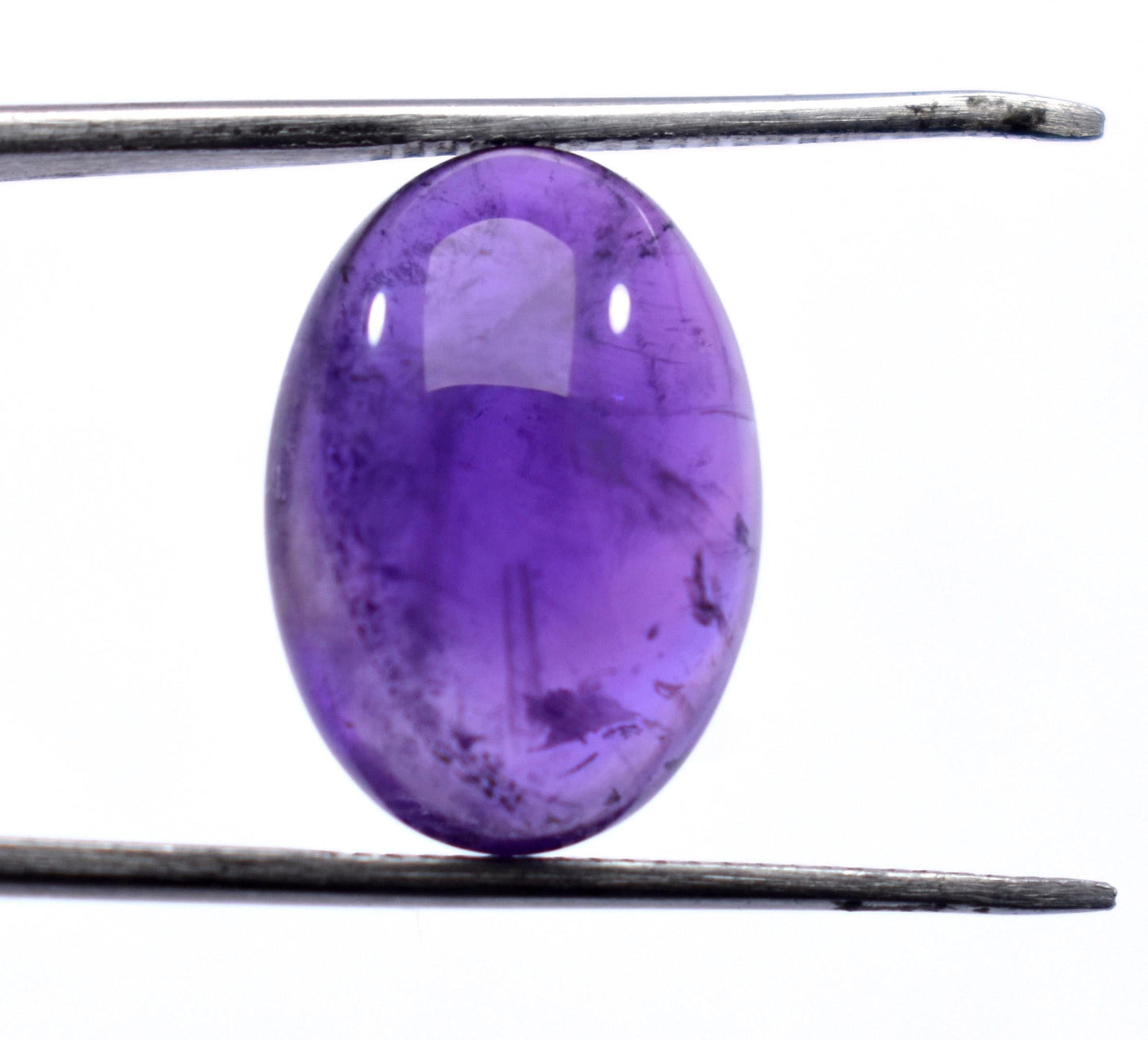 Rare & Natural Purple Amethyst, Oval Cabochon Loose Gemstone, 10 Carat, Size-12x17x7mm, Gift For Her, Pc-1