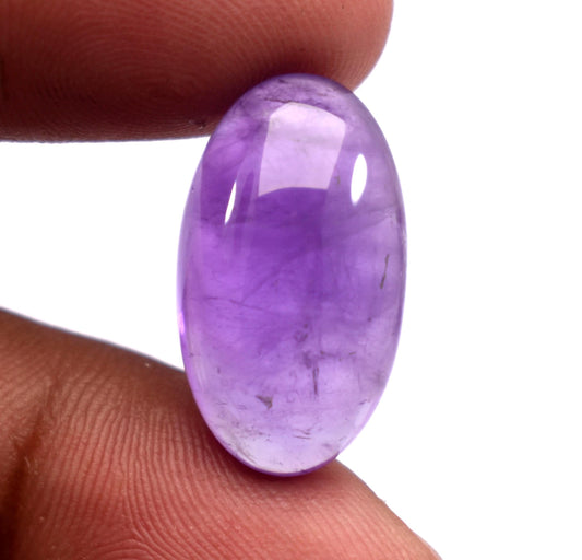 Rare & Natural Purple Amethyst, Oval Cabochon Loose Gemstone, 12.10 Carat, Size-12x21x7.5mm, Gift For Her,Pc-1