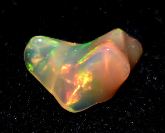 Opal, Natural Ethiopian Opal, Multi Fire Opal Polish Raw Gemstone, 1.45 Carat, Size-7.5x11x7.5mm, Gift For Her, PC-1