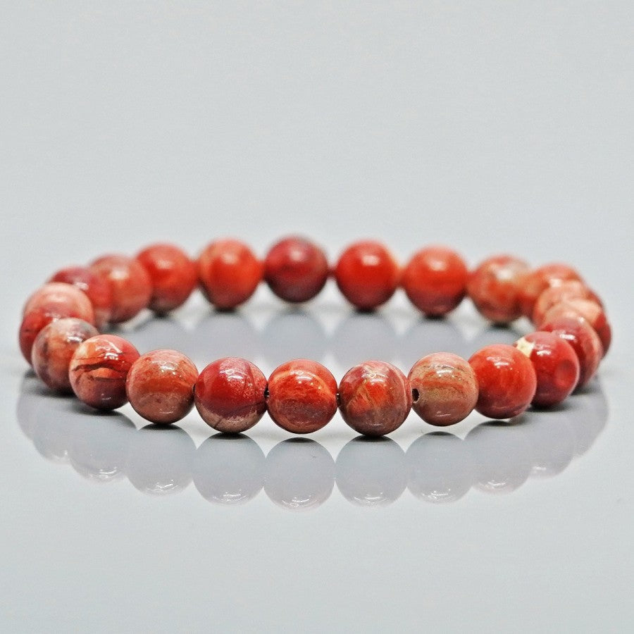 5. Mrigashira Nakshatra Crystal | Red Jasper Adjustable Bracelet